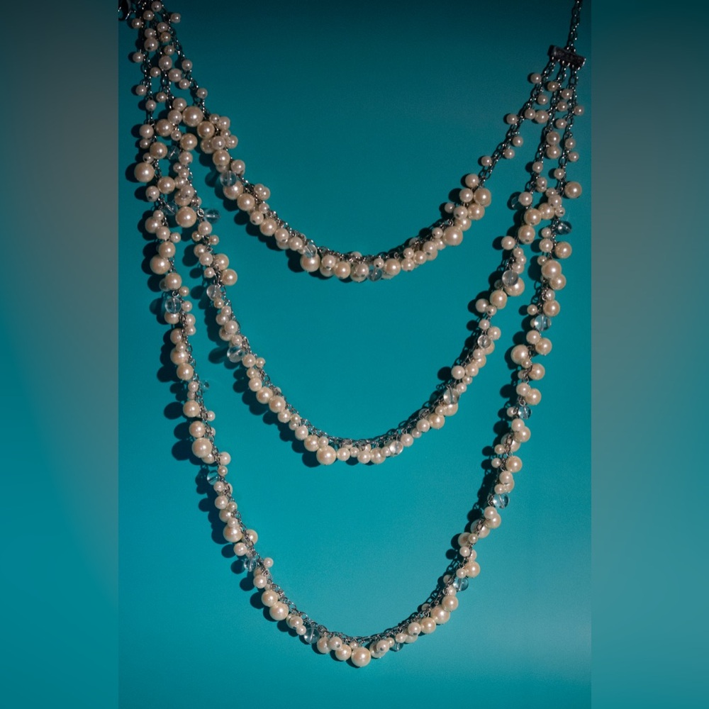 Vintage Tanner  Elegant Faux Pearl‎ Necklace